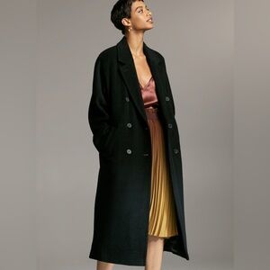 Babaton Brown Slouch Coat Oversized